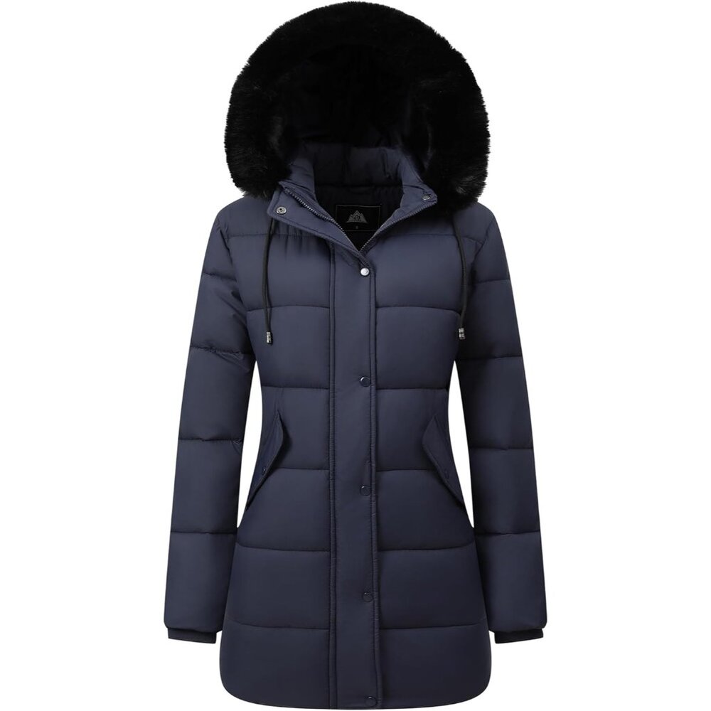 Women's Winter Coat Long Waterproof Parka - Warm Snow Jacket for Women,Windproof